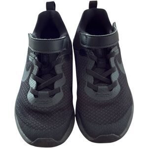 Nike Revolution Boys Kids Black Velcro Sneakers Shoes. Little Kids 12.